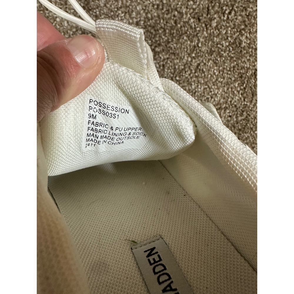 Steve Madden Sneakers Women 9 White Possession POSS03S1 Chunky Platform Dad Shoe - Picture 6 of 7